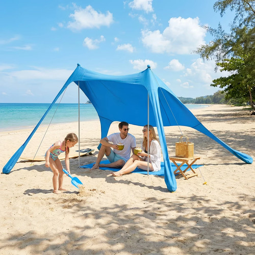 Strandzelt beschattung - strandzelt,