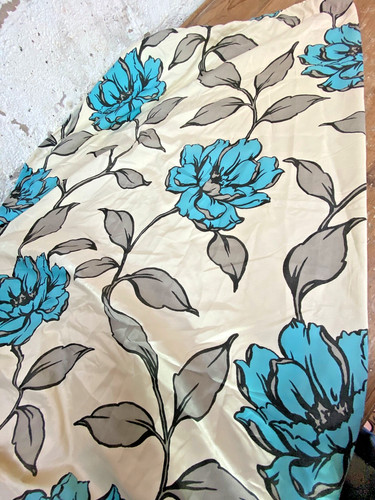 Blau blumen leicht gefütterte - blumen,
